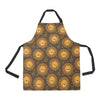 Lion Cartoon Pattern Print Design 01 Apron with Pocket