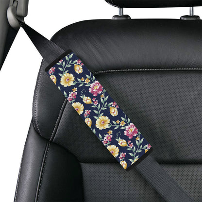 Gerberas Pattern Print Design GB03 Car Seat Belt Cover