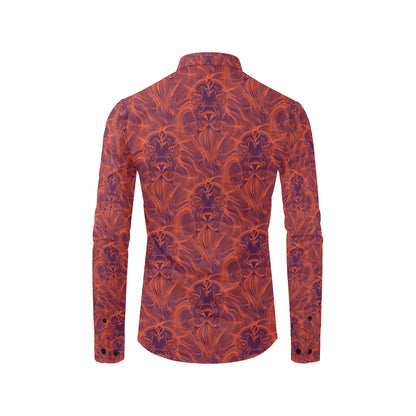 Leo Pattern Print Design 01 Men's Long Sleeve Shirt