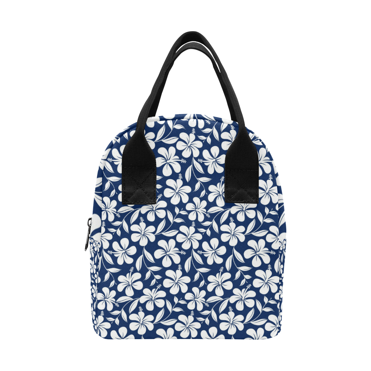 Hibiscus Pattern Print Design HB031 Insulated Lunch Bag