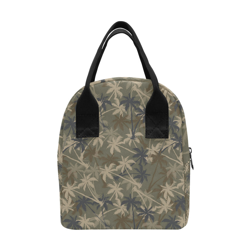 Palm Tree camouflage Insulated Lunch Bag