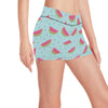 Watermelon Pattern Print Design WM06 Yoga Shorts