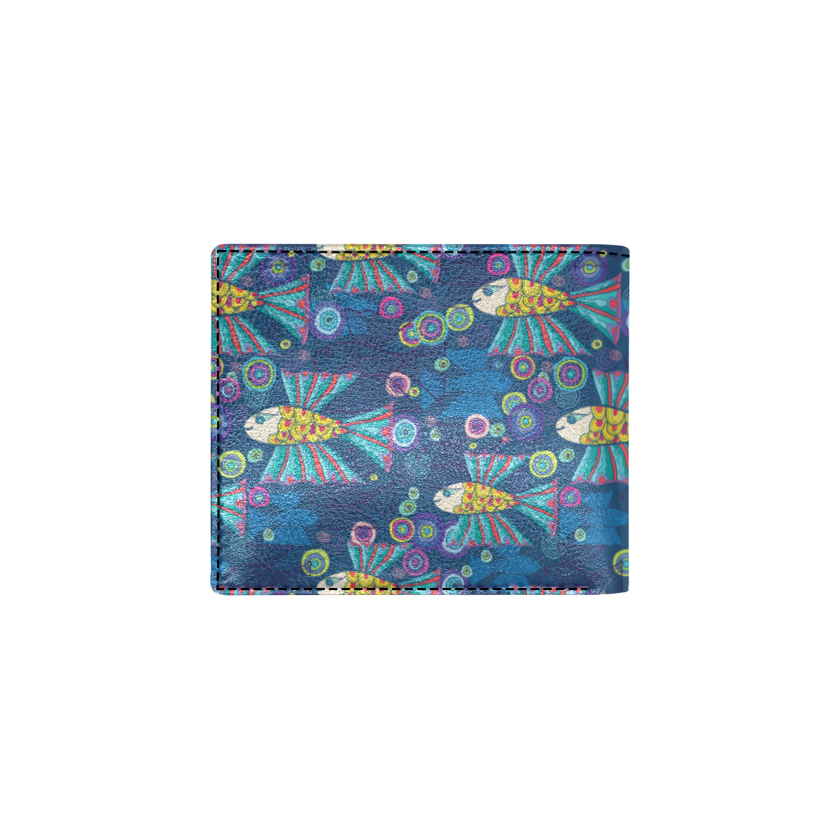 Flying Fish Pattern Print Design 01 Men's ID Card Wallet