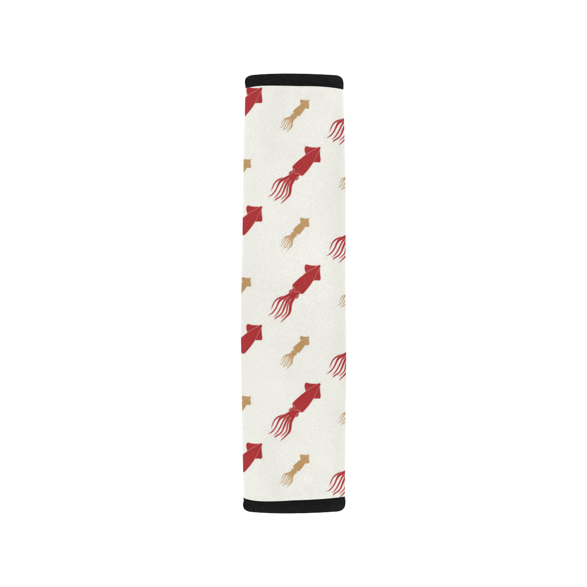 Giant Squid Pattern Print Design 01 Car Seat Belt Cover