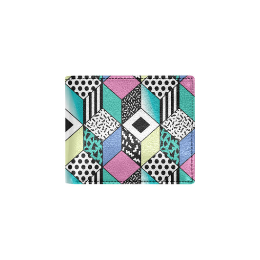 90s Pattern Print Design 3 Men's ID Card Wallet