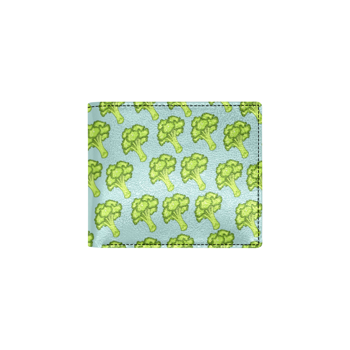 Broccoli Pattern Print Design 02 Men's ID Card Wallet