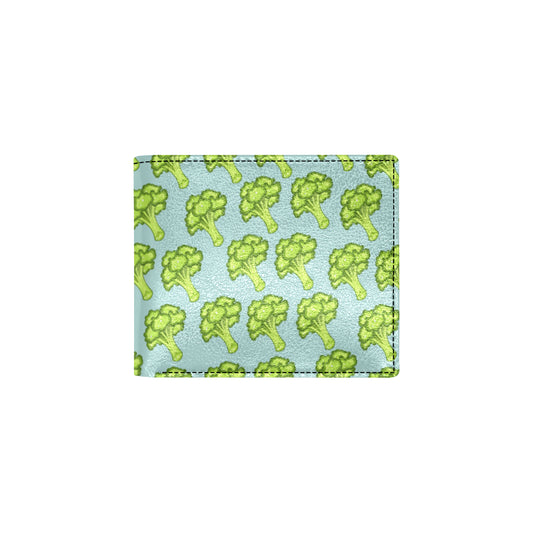 Broccoli Pattern Print Design 02 Men's ID Card Wallet