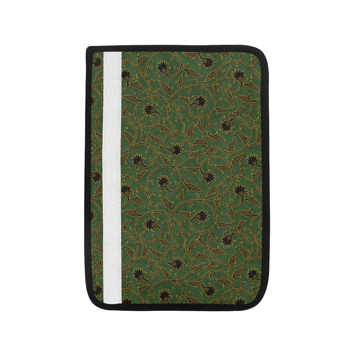 Brocade Pattern Print Design 02 Car Seat Belt Cover