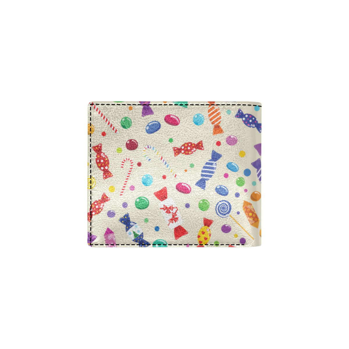 Candy Pattern Print Design 04 Men's ID Card Wallet