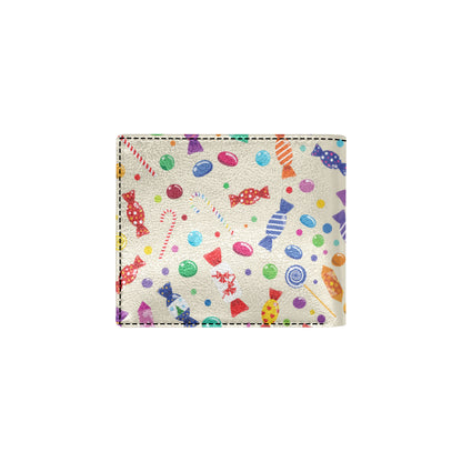Candy Pattern Print Design 04 Men's ID Card Wallet