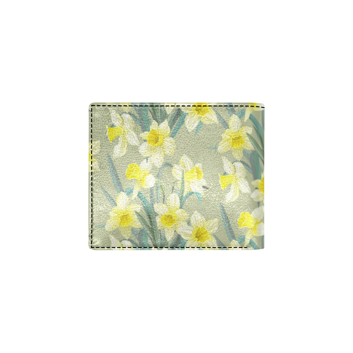 Daffodils Pattern Print Design DF01 Men's ID Card Wallet