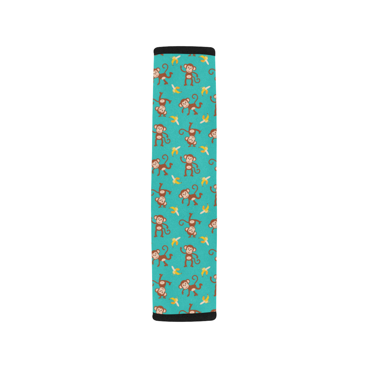 Monkey Banana Design Themed Print Car Seat Belt Cover