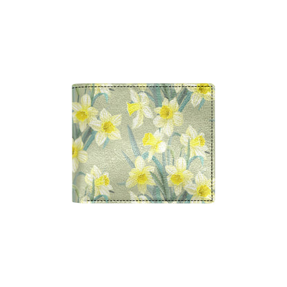 Daffodils Pattern Print Design DF01 Men's ID Card Wallet