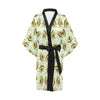 Avocado Pattern Print Design AC02 Women Kimono Robe