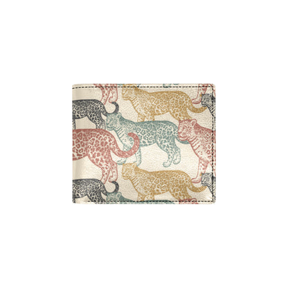 Jaguar Pattern Print Design 01 Men's ID Card Wallet