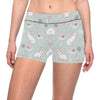 Rabbit Pattern Print Design RB011 Yoga Shorts