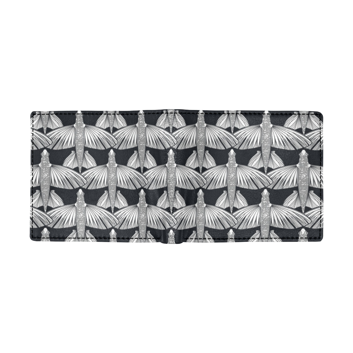 Flying Fish Pattern Print Design 03 Men's ID Card Wallet