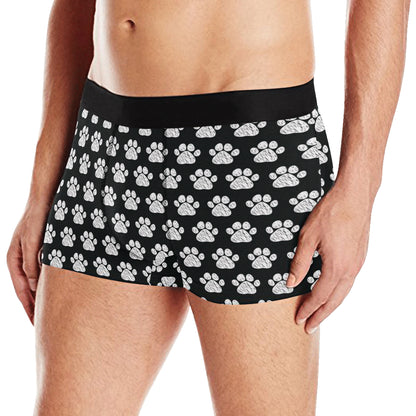 Paw Pattern Print Design A02 Men's Boxer Briefs