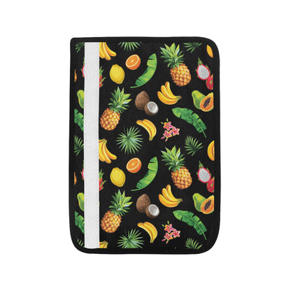 Tropical Fruits Pattern Print Design TF03 Car Seat Belt Cover