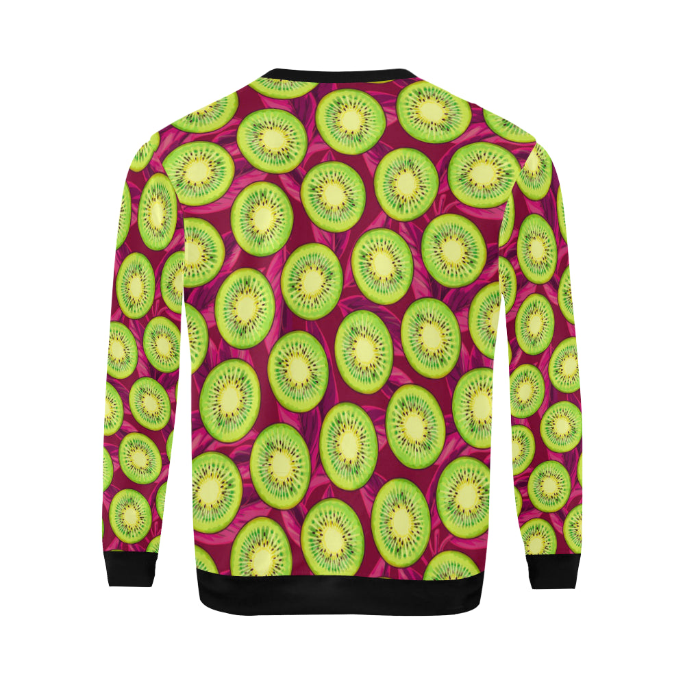 Kiwi Pattern Print Design KW05 Men Long Sleeve Sweatshirt