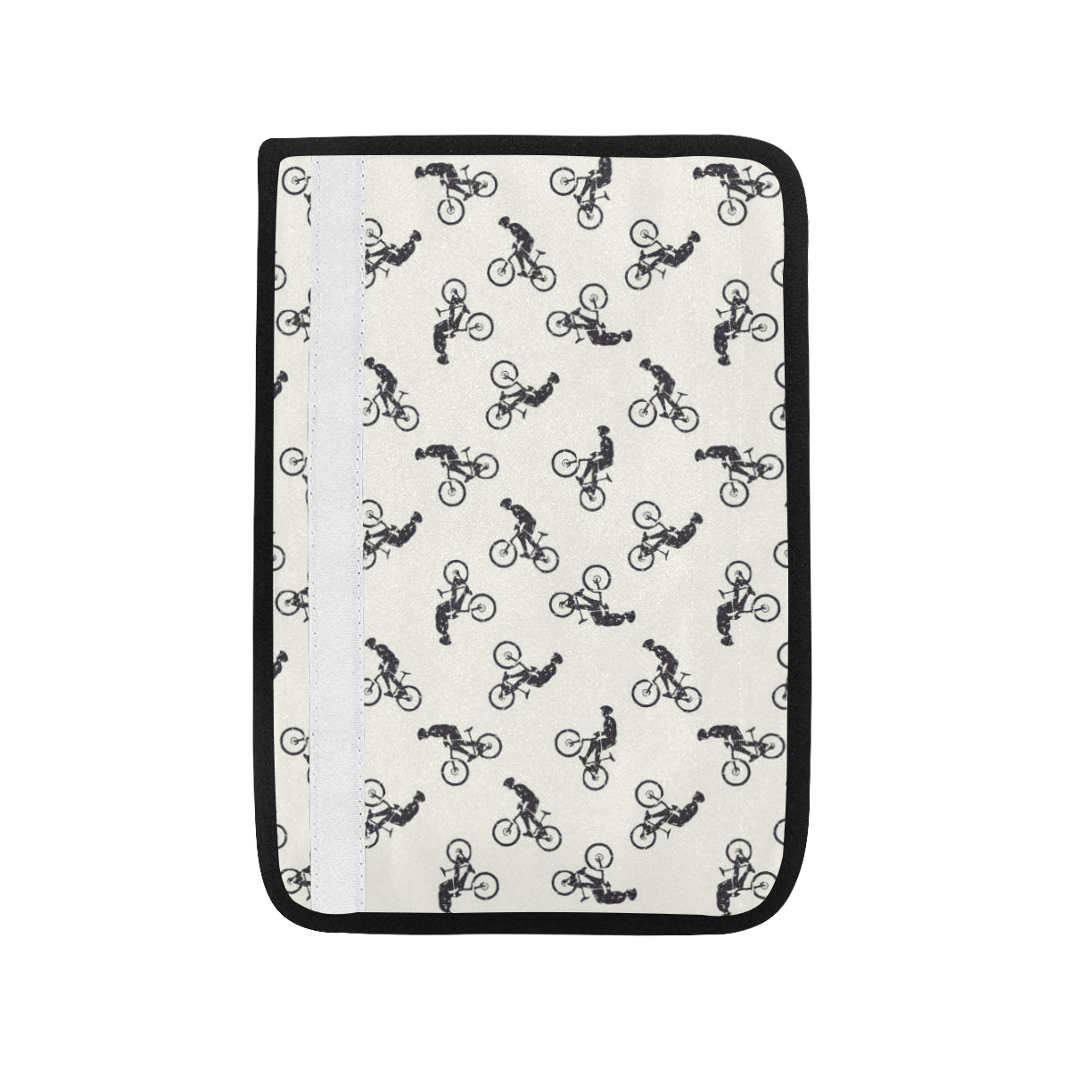 Mountain bike Pattern Print Design 01 Car Seat Belt Cover