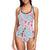 Cherry Blossom Pattern Print Design CB04 Women Swimsuit