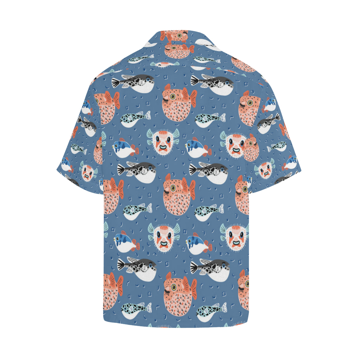 Fugu Pattern Print Design 02 Men's Hawaiian Shirt