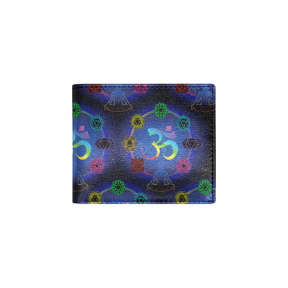 Chakra Zen Yoga OM Men's ID Card Wallet