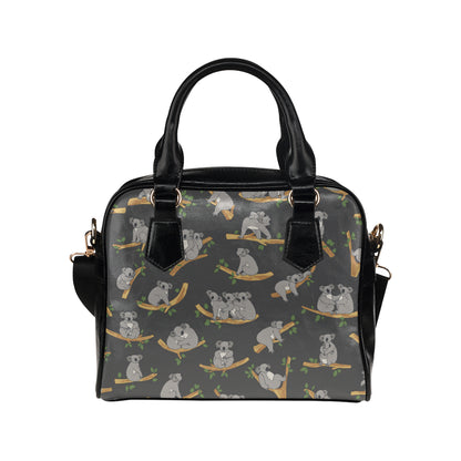Koala Pattern Print Design 07 Shoulder Handbag