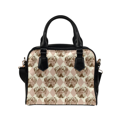Mastiffs Pattern Print Design 01 Shoulder Handbag