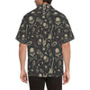 Rock and Roll Skull Pattern Print Design A03 Men's Hawaiian Shirt