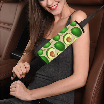 Avocado Pattern Print Design AC010 Car Seat Belt Cover