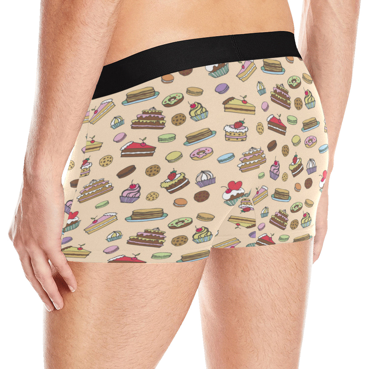 Cake Pattern Print Design 03 Men's Boxer Briefs