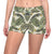 Banana Leaf Pattern Print Design BL08 Yoga Shorts