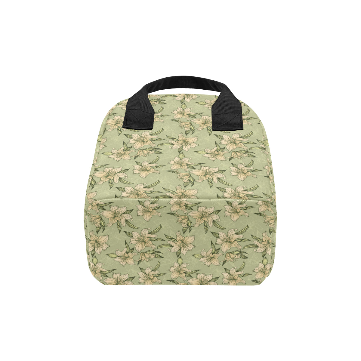 Lily Pattern Print Design LY06 Insulated Lunch Bag
