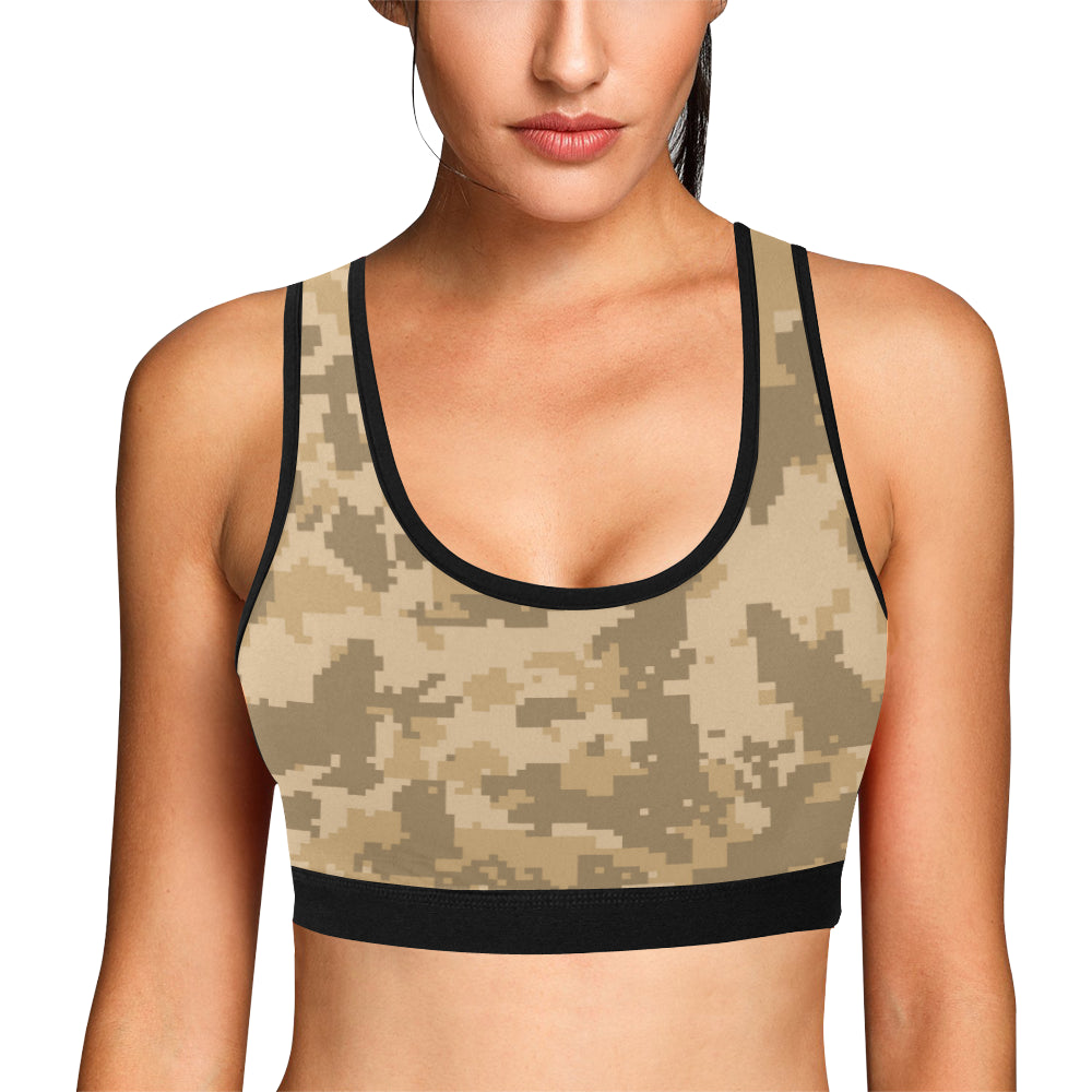 ACU Digital Desert Camouflage Sports Bra