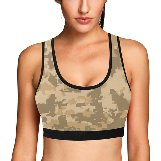 ACU Digital Desert Camouflage Sports Bra