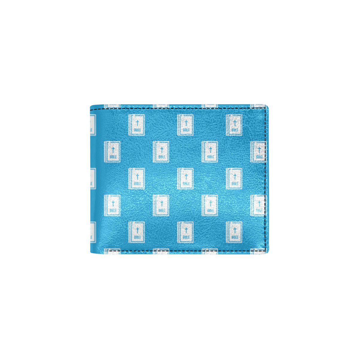 Bible Pattern Print Design 02 Men's ID Card Wallet