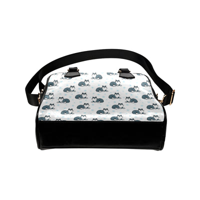 Alaskan Malamute Pattern Print Design 03 Shoulder Handbag