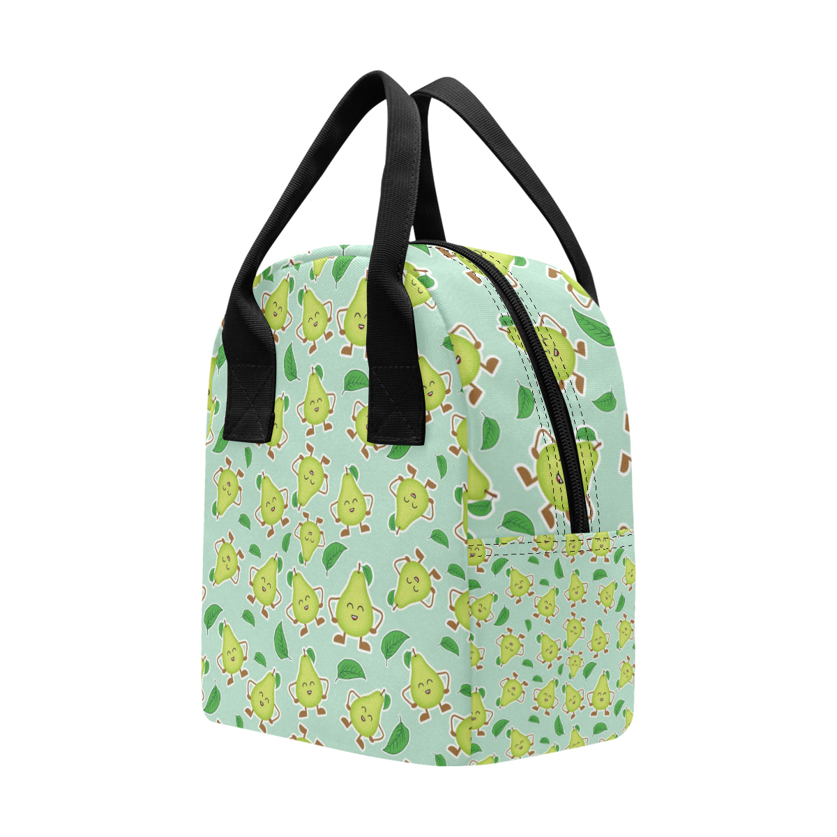Avocado Pattern Print Design AC011 Insulated Lunch Bag
