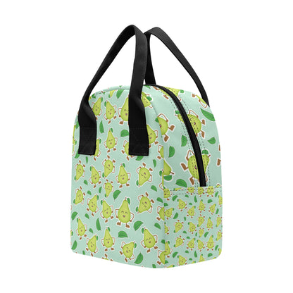 Avocado Pattern Print Design AC011 Insulated Lunch Bag