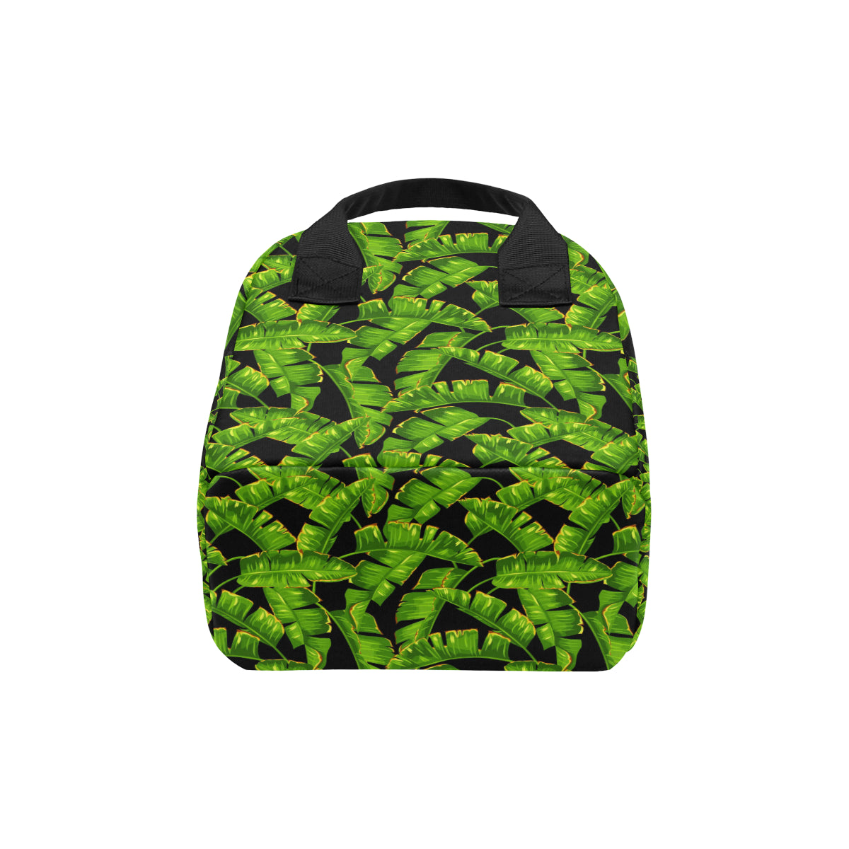 Banana Leaf Pattern Print Design BL06 Insulated Lunch Bag