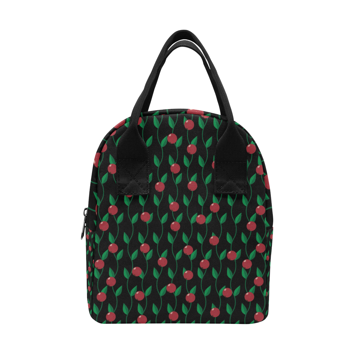 Cranberry Pattern Print Design CB01 Insulated Lunch Bag