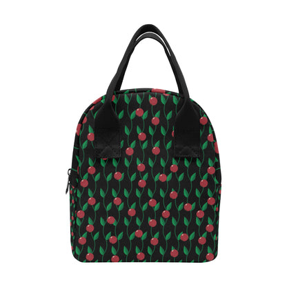Cranberry Pattern Print Design CB01 Insulated Lunch Bag