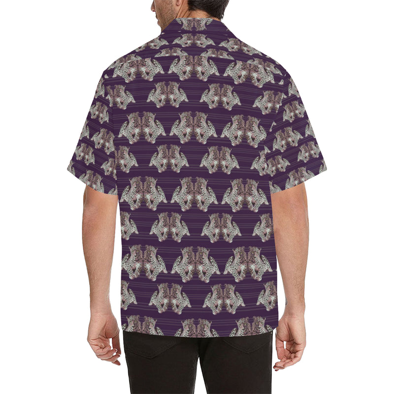 Leopard Pattern Print Design 01 Men's Hawaiian Shirt