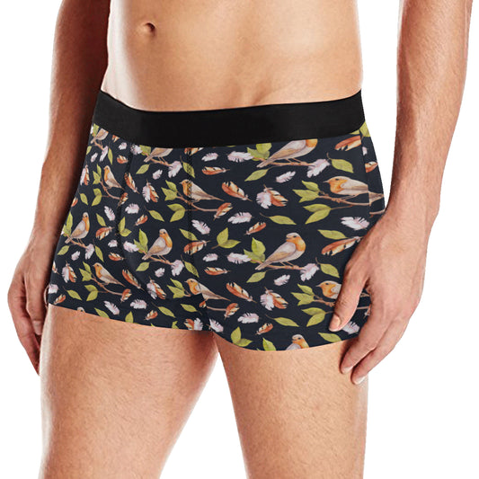 Birds Pattern Print Design 02 Men's Boxer Briefs