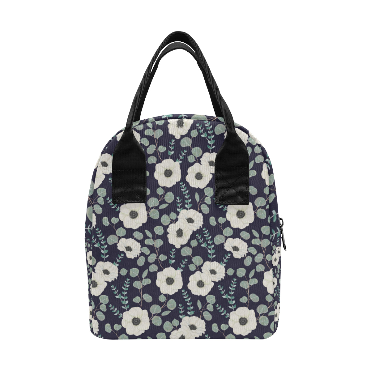 Anemone Pattern Print Design AM01 Insulated Lunch Bag