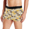 Bear PatchworkPattern Print Design 01 Men's Boxer Briefs