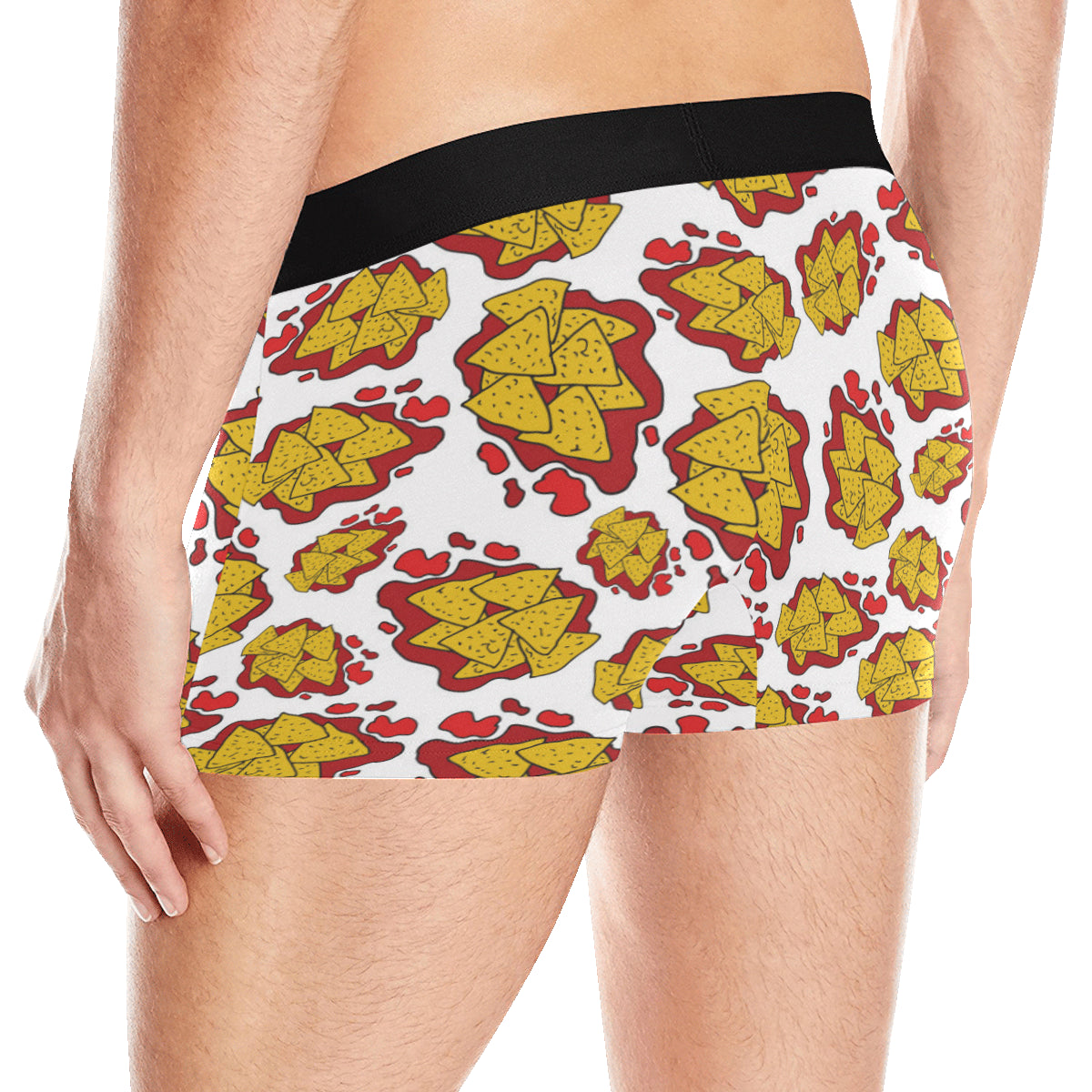 Nachos Pattern Print Design A03 Men's Boxer Briefs