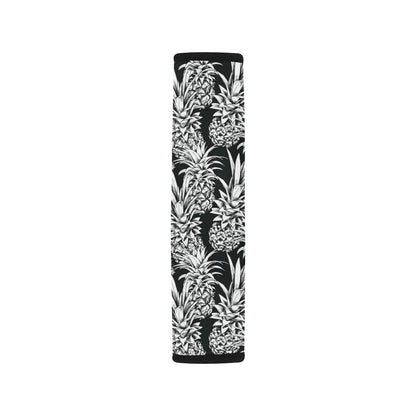 Pineapple Pattern Print Design PP08 Car Seat Belt Cover